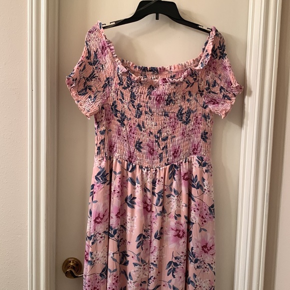 Charming Charlie Floral High Low Dress, NWT - Picture 4 of 9